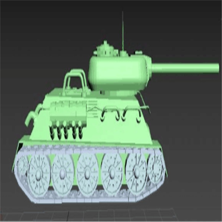 吉木萨尔充气军用坦克模型